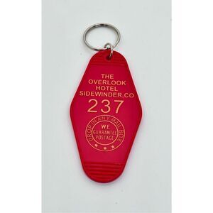 Room 237 The Overlook Hotel Key Chain -The Shining-Come Play With Us-Since 1907